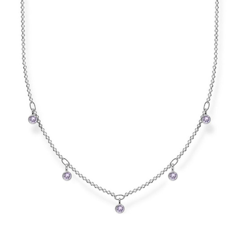 Swarovski e. náhrdelník z chirurgickej ocele Nyx sen6047