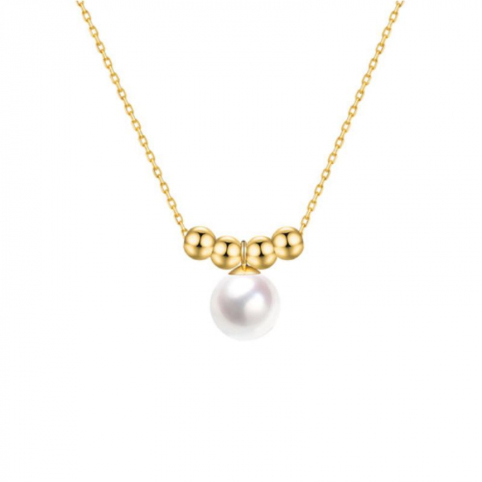 Obrázok pre Swarovski e. jemný perlový náhrdelník Private beach sen6148