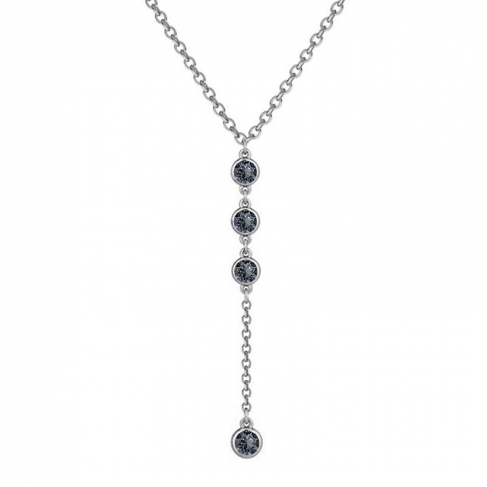Obrázok pre Swarovski e. náhrdelník Princess, čierny sen5905