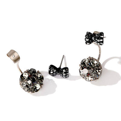 Swarovski e. lemujúce náušnice 2v1 Dark Night see03815 Obrázok pre Swarovski e. lemujúce náušnice 2v1 Dark Night see03815