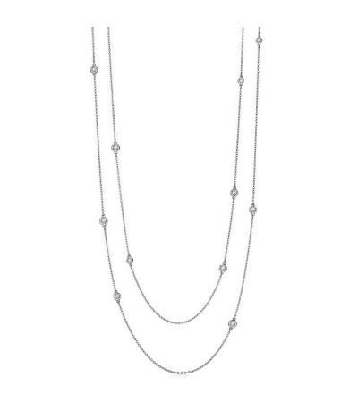 Obrázok pre Swarovski e. extra dlhý náhrdelník Pure Lines, biely sen6009